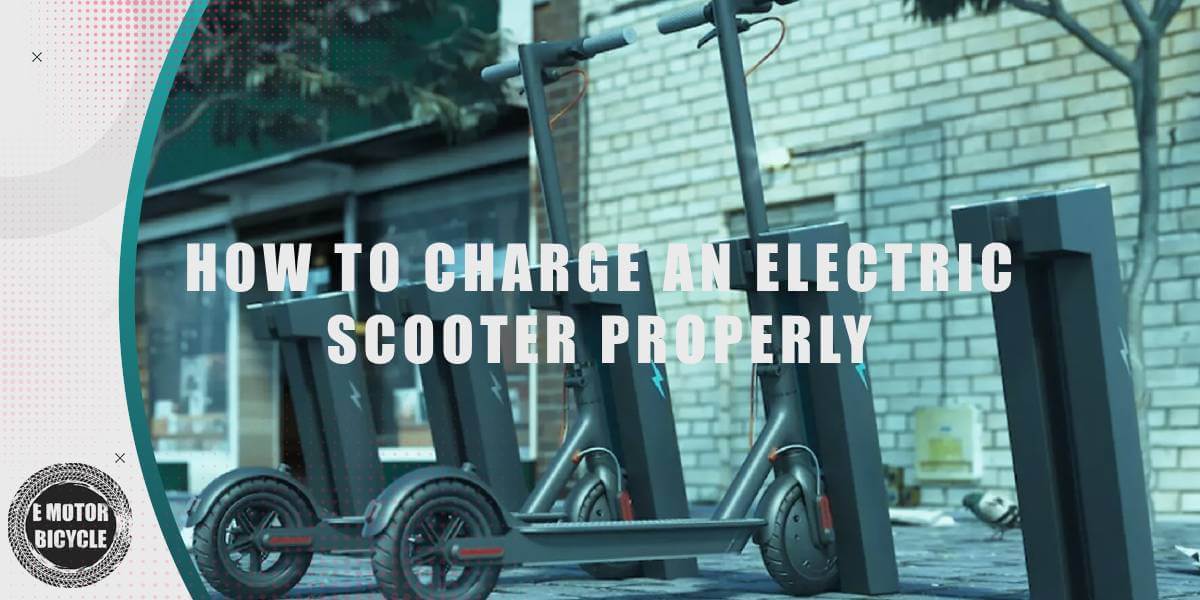 how to charge an electric scooter properly